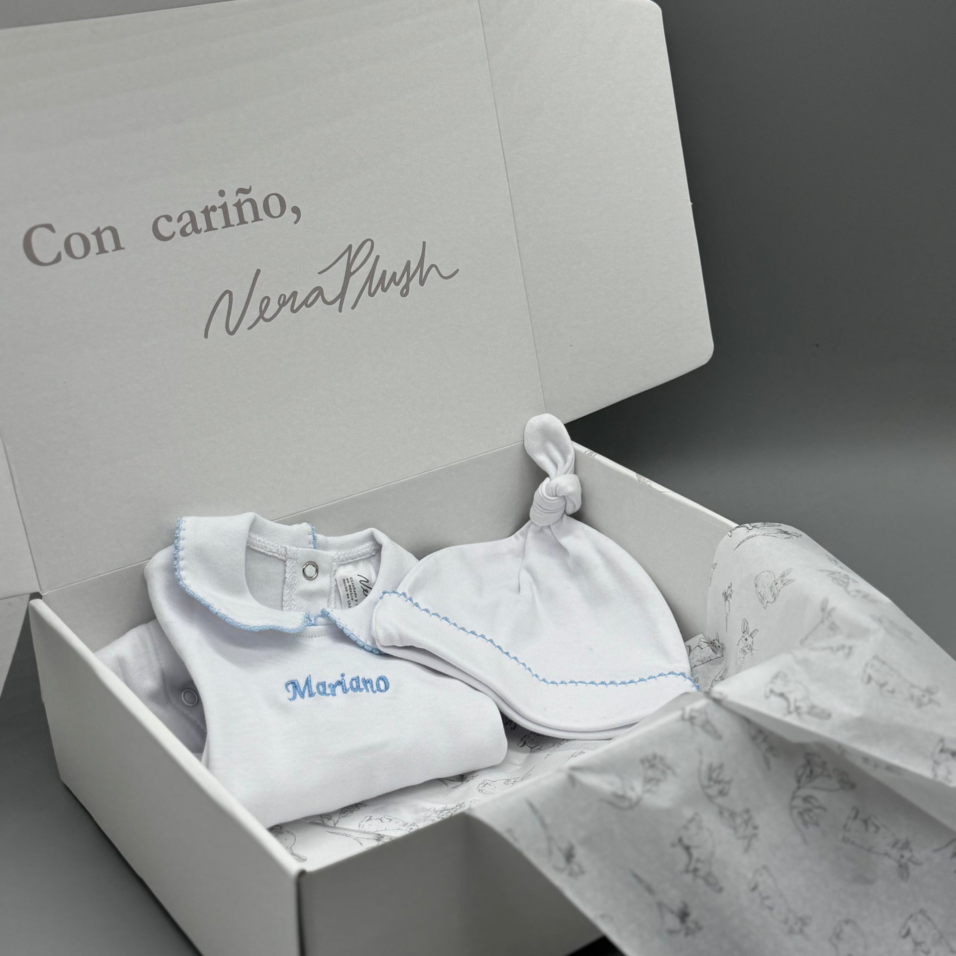 Kit Mameluco + Gorro Recién Nacido