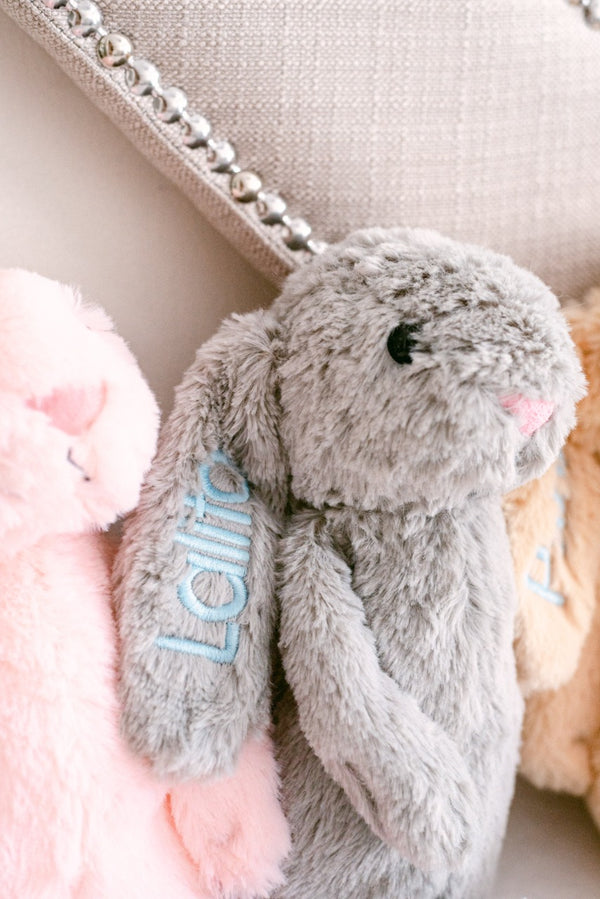 Toalla Bebé Personalizada Niña – Orejas de Conejo